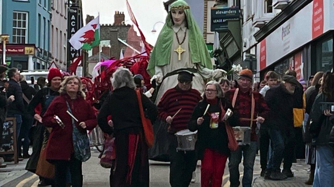 See pictures of patron saint events