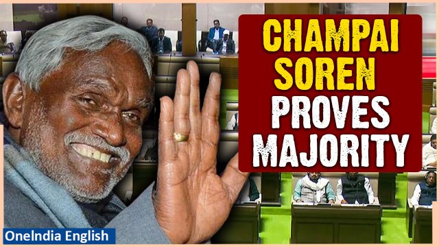 Jharkhand Floor Test: Champai Soren wins Jharkhand floor test 47-29, Hemant Soren present | Oneindia