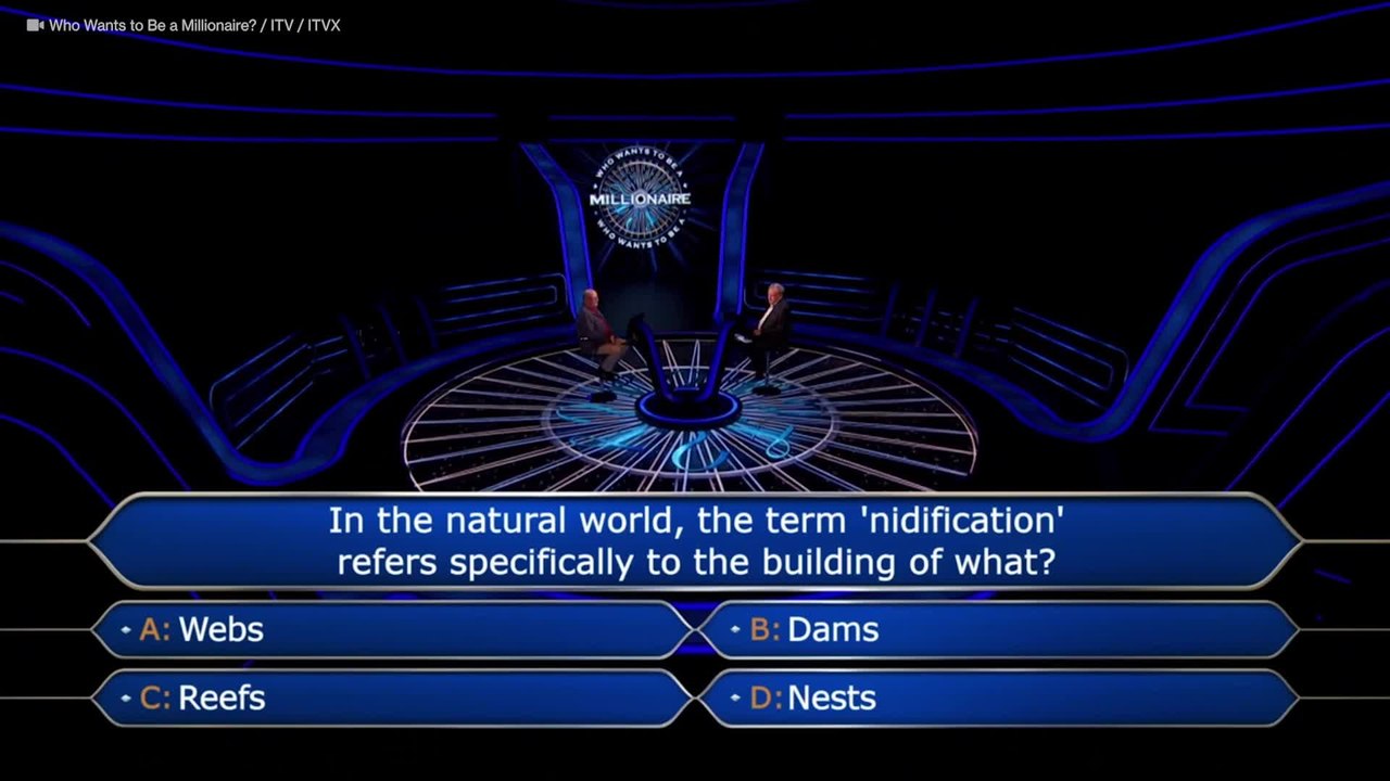 Millionaire's Jeremy Clarkson stunned as Eggheads' Kevin is contestant's phone a friend