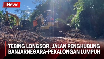 Tertutup Longsor, Jalur Penghubung Banjarnegara-Pekalongan Lumpuh Total
