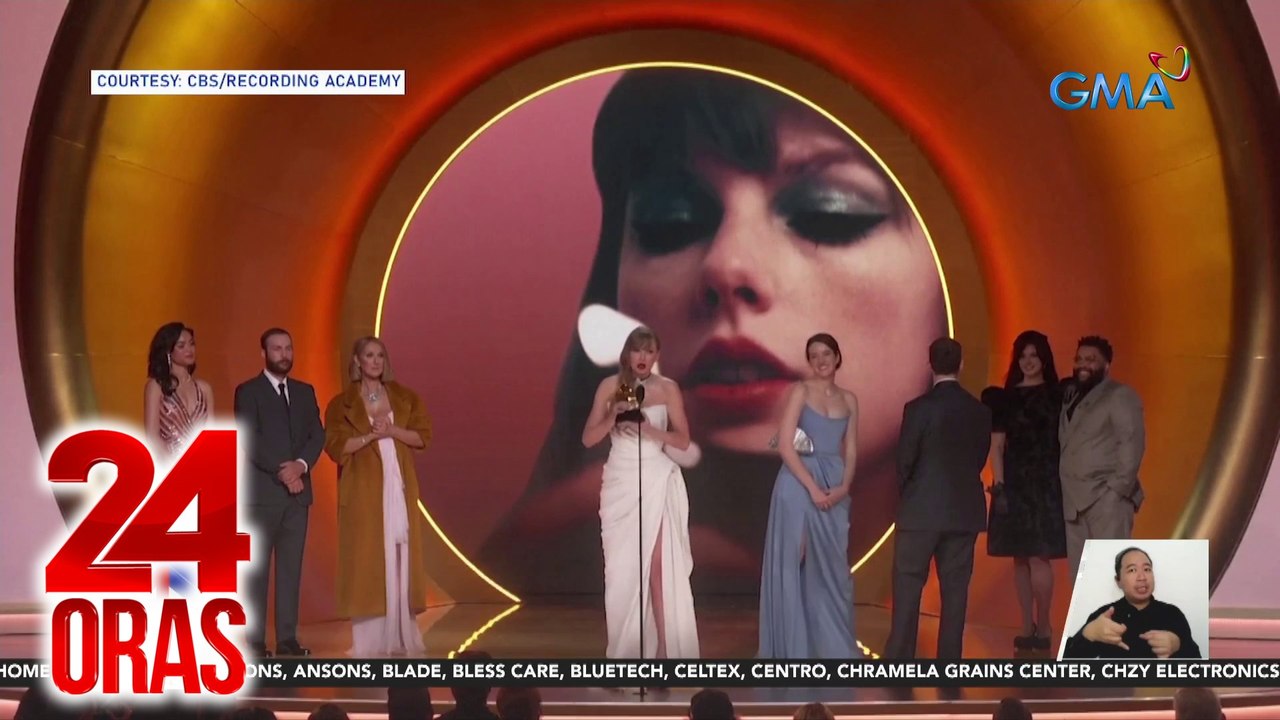 Taylor Swift wagi ng 'Album of the Year' sa 66th Grammy awards; may new album sa April 19 | 24 Oras