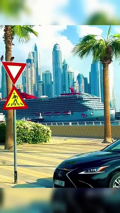 Dubai Cruise Ship View