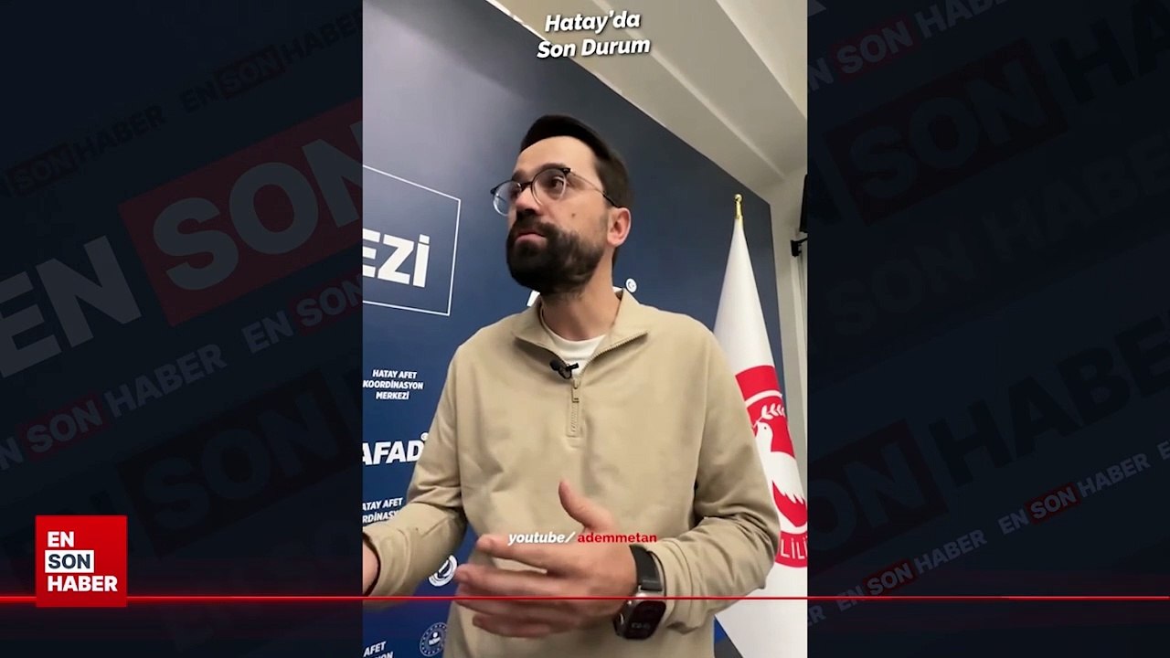 Hatay Valisi Masatlı: Belediyenin sorumluluğundaki işleri de biz yaptık