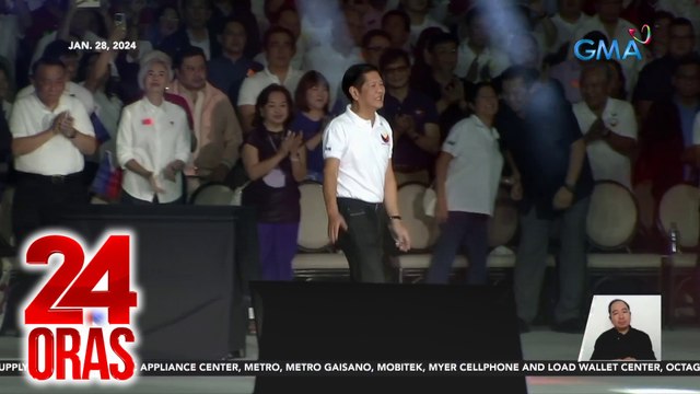 24 Oras Part 1: Sagot ni PBBM sa mga akusasyon; sitwasyon sa Kamara dahil sa mga banta; RHB6 sa Senado; SB19 projects ngayong 2024, atbp.