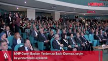 MHP'nin seçim beyannamesi açıklandı! '3 ana başlık 100 madde' sloganı