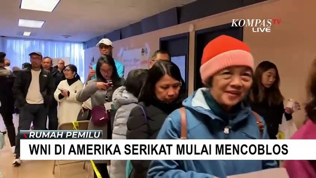 WNI di Amerika Serikat Mulai Mengikuti Pencoblosan Pemilu 2024 dengan Sistem Kotak Suara Keliling