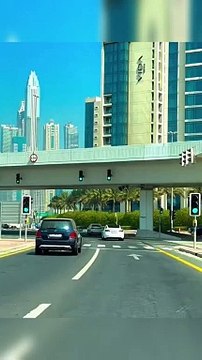 Dubai Main Sheikh Zayed Road Morning Time