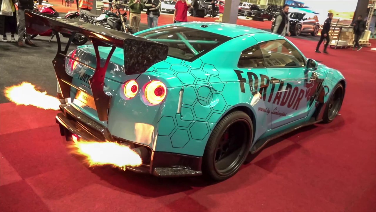 Supercars Revving at Car Show - 1000HP Skyline R33, Top Secret Supra ...