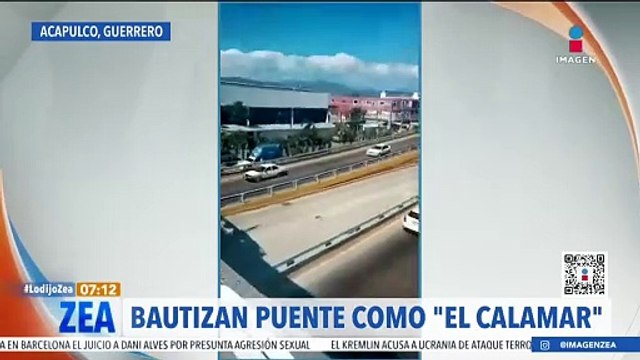En Acapulco, bautizan puente como El calamar por la serie El juego del calamar