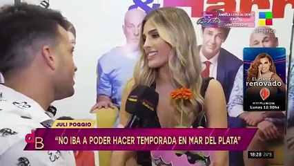 Juli Poggio confirmó que pasó algo con Marcos, pero que ya "se murió"