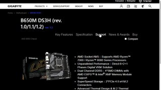 How to Download driver Gigabyte B650M DS3H Motherboard windows 11 or 10