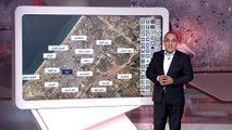 خريطة تفاعلية لأبرز التطورات الميدانية بقطاع غزة
