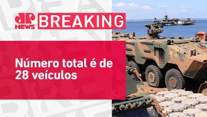 Blindados do Exército chegam a Roraima para reforçar fronteira | BREAKING NEWS