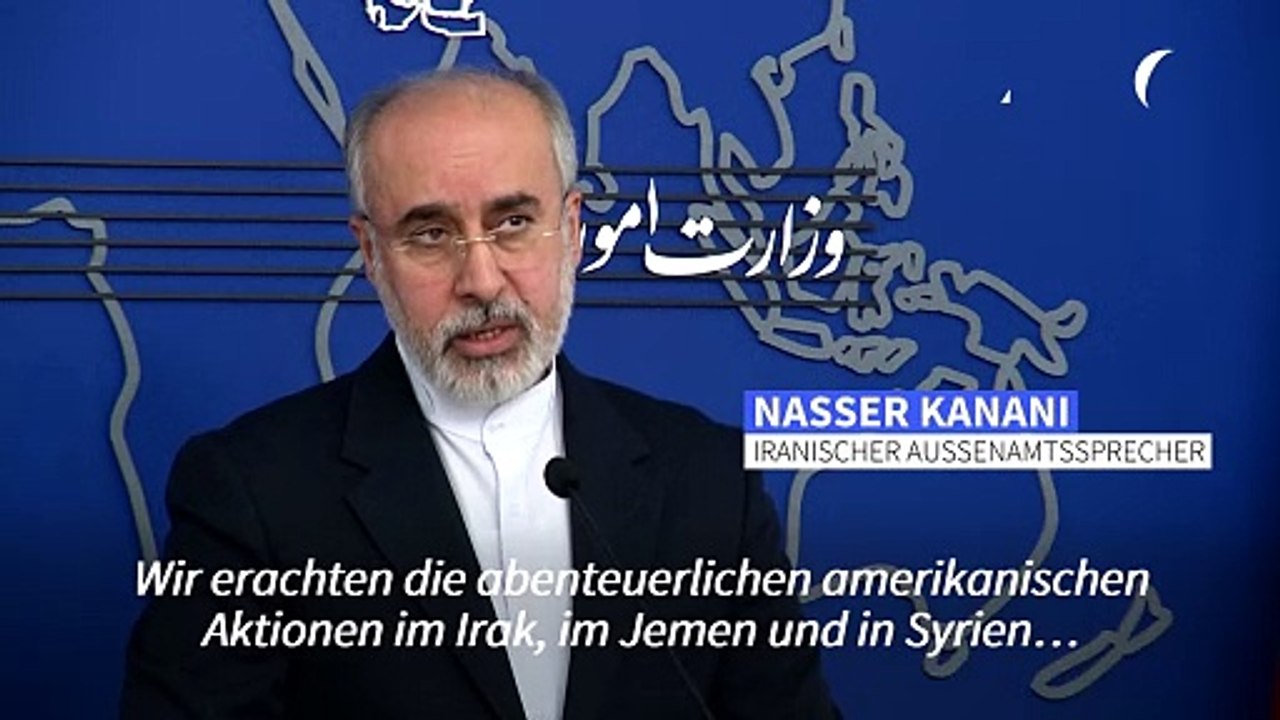 Teheran: Iran wird auf US-Angriff auf sein Territorium reagieren