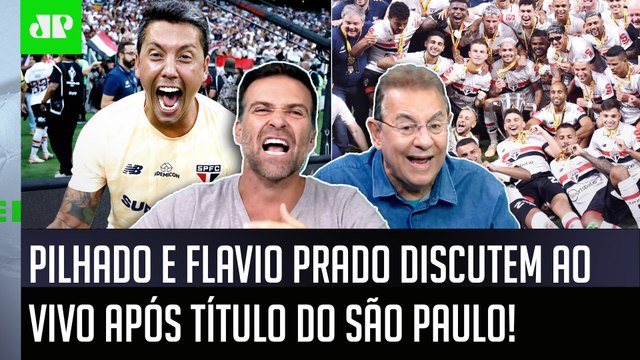 FERVEU! VOCÊ TÁ DE SACANAGEM??? VOCÊ JURA que VAI FALAR que o São Paulo... Pilhado x Flavio Prado!