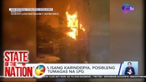 Sunog sa isang karinderya, posibleng dahil sa tumagas na LPG | SONA