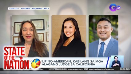 Apat na Filipino-American, kabilang sa mga bagong talagang judge sa California | SONA