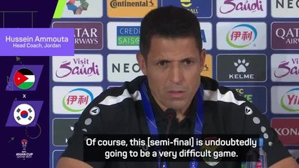Jordan 'seriously' preparing for South Korea semi-final