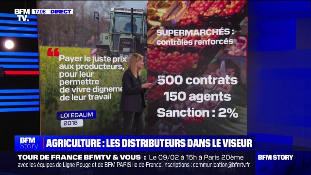 Véronique Marchesseau (secrétaire générale de la Confédération paysanne): Leclerc comme les autres supermarchés compressent les prix pour faire le plus de bénéfices possible