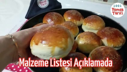 ✅PÜF NOKTALARIYLA: HAMBURGER EKMEĞİ TARİFİ ‍