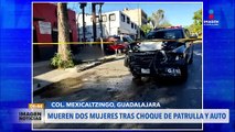 Choque entre una patrulla u una camioneta dejó 2 personas sin vida