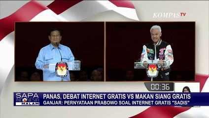 Momen Panas Ganjar Sindir Prabowo soal Ucapan Internet Gratis dan 'Otak Lambat'
