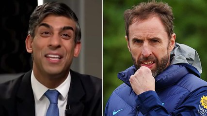 Sunak shared joke with England manager Southgate about having ‘tough jobs’