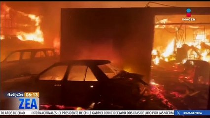 Decretan estado de excepción y toque de queda en Chile por incendios