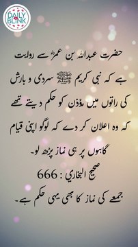 Daily Hadees | Hadees Sharif | Sahih Bukhari 666 | Hadis || Daily Blink #shorts #youtubeshorts