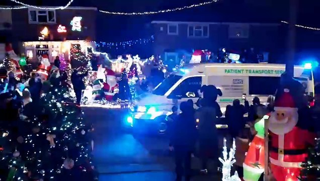 Tommy Rae age 4 returns home after spending Christmas in the Birmingham children's hospital after being diagnosed with an aggressive brain tumour.