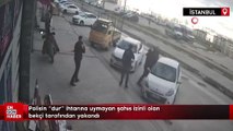İstanbul'da polisin dur ihtarına uymayan şahıs izinli olan bekçi tarafından yakandı