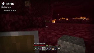 My first Minecraft death in multiplayer survival