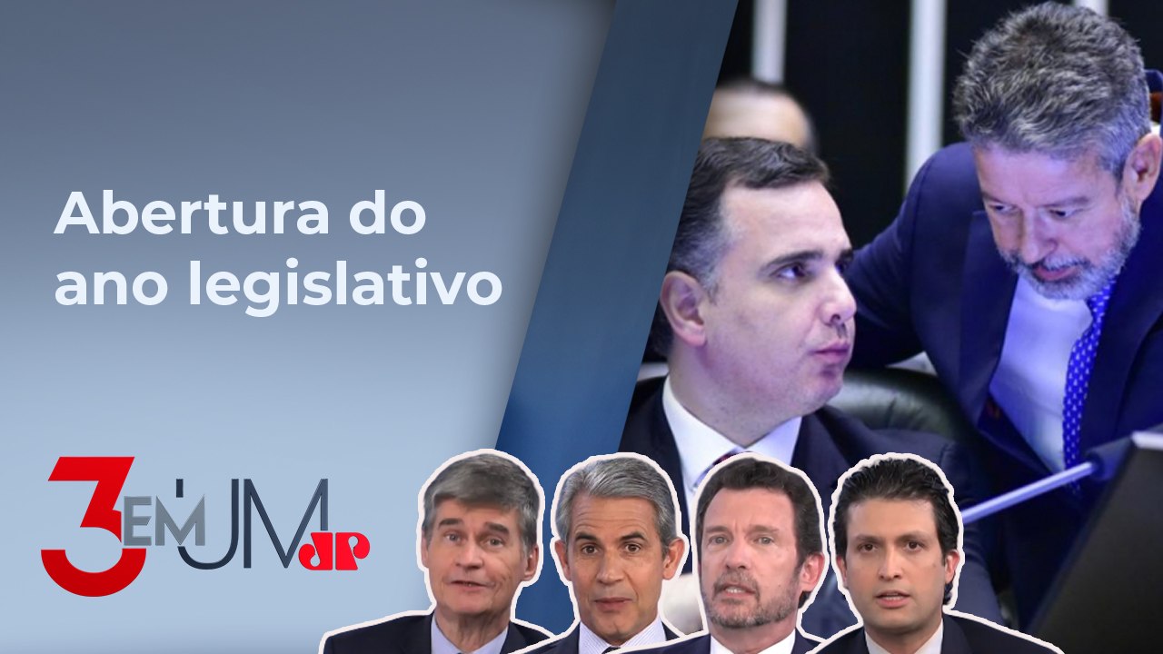 Comentaristas analisam discurso de Lira e Pacheco no retorno do Congresso
