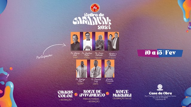 Obra Álegrate da Catedral de Cajazeiras promove Retiro de Carnaval com pregadores da Paraíba e Ceará