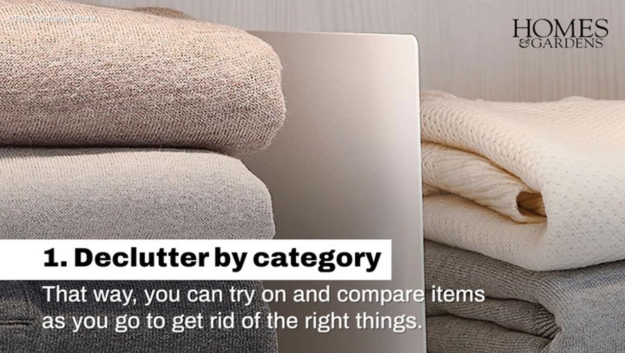 Closet Decluttering Tips | Homes & Gardens