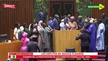 Scène folle à l'Assemblée nationale, les députés de l'opposition bloquent les choses (1)