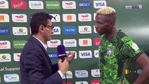 لقاء مع فيكتور أوسيمين افضل لاعب فى افريقيا 2023م بعد فوز نيجيريا على انجولا كاس امم افريقيا