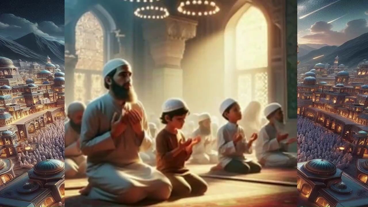 تصّور الذكاء الاصطناعي للمشاعر الإيمانية في رمضان ( 2024 )