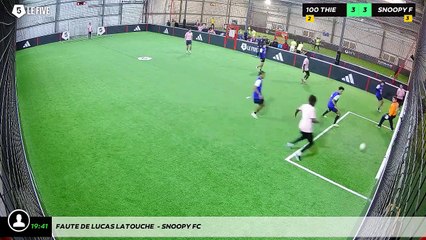 Faute de Lucas Latouche  - Snoopy FC