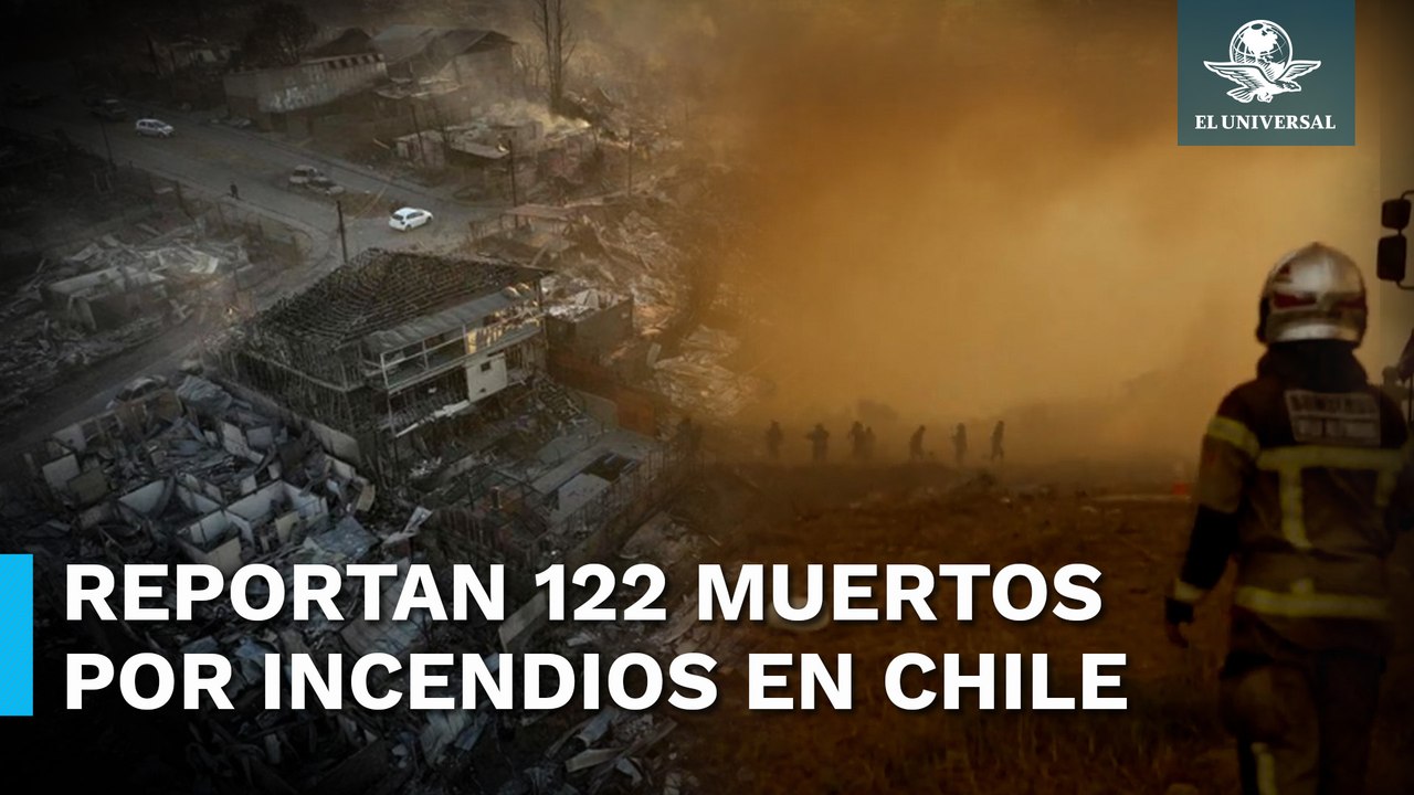 Aumenta a 122 el número de fallecidos por incendios forestales en Chile