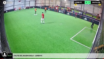 Faute de Julien Kaila - Lerbi FC