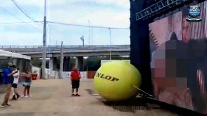 Shocking Moment: Tennis Tournament is Caught Showing PORN Film on Video Screen as Fans Left Stunned