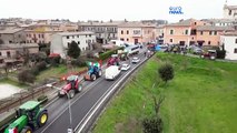Trattori, la protesta degli agricoltori arriva a Roma