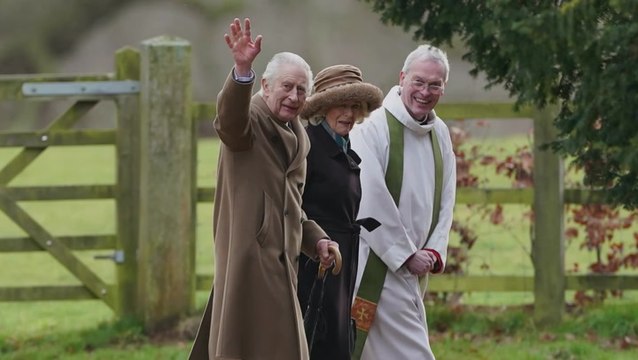 King Charles waves to crowds in last public appearance before cancer diagnosis