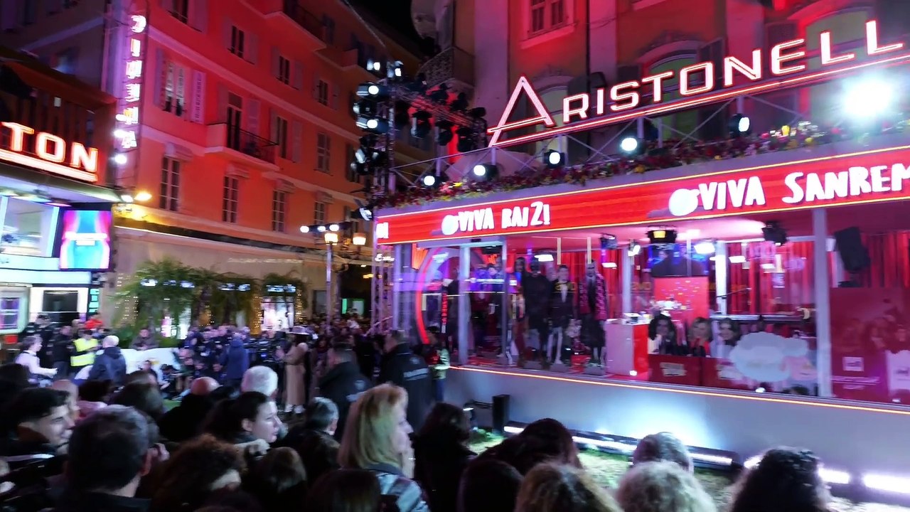 Sanremo red carpet