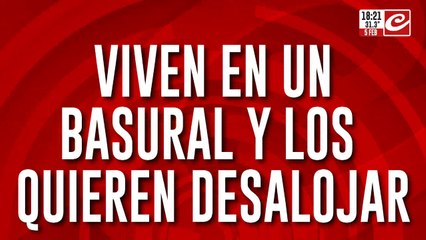 Más de 15 familias trabajan y duermen en un galpón de reciclado: los quieren desalojar