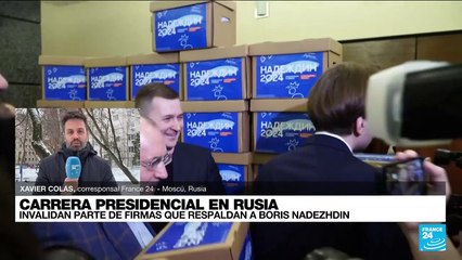 Informe desde Moscú: Comisión Electoral invalida firmas recolectadas por Boris Nadezhdin