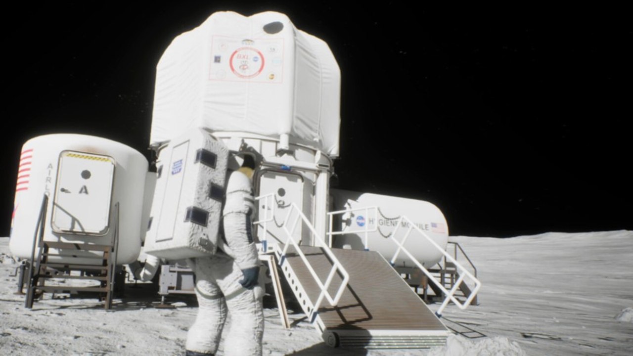 Im Survival-Spiel Moonshot baut ihr eine realistische Mondkolonie im Koop