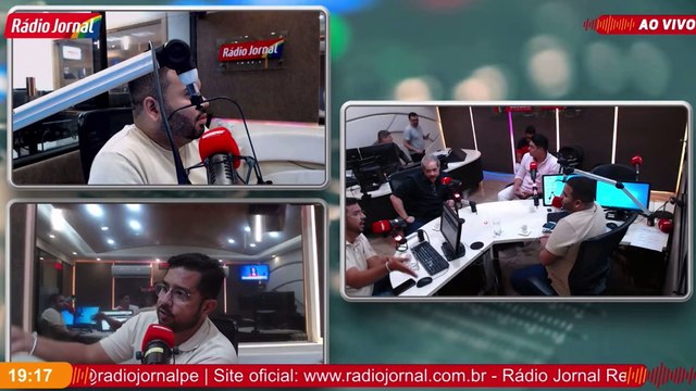 Diretores de Náutico e Retrô discutem durante o Fórum Esportivo da Rádio Jornal