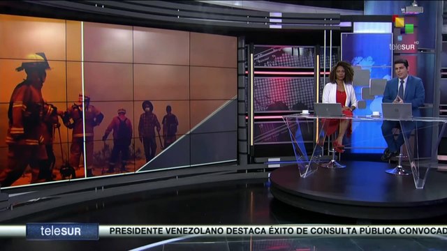 165 focos de incendios se mantienen activos en Chile